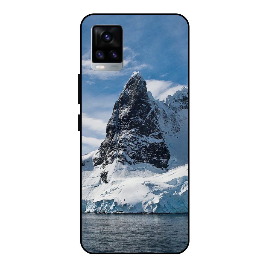 Ice Mountains Metal Back Case for Vivo V20 2021