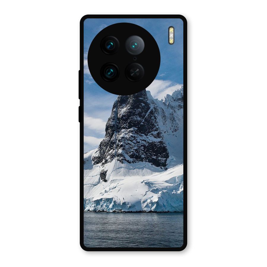 Ice Mountains Metal Back Case for Vivo X90 Pro