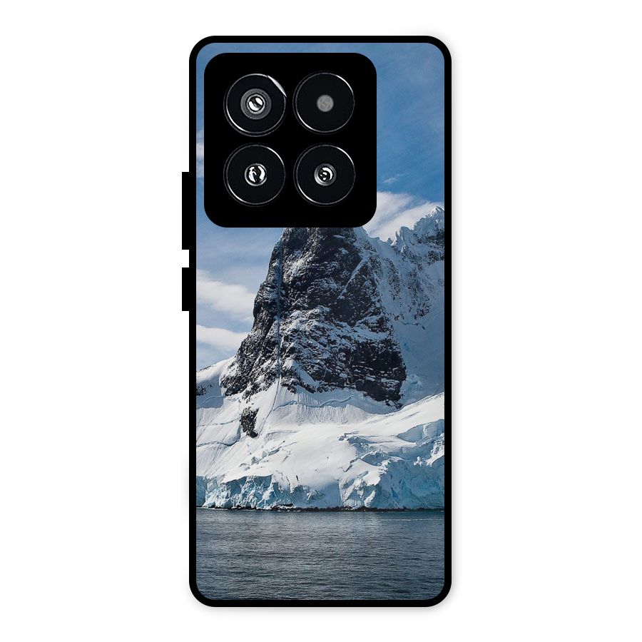 Ice Mountains Metal Back Case for Xiaomi 14 Pro