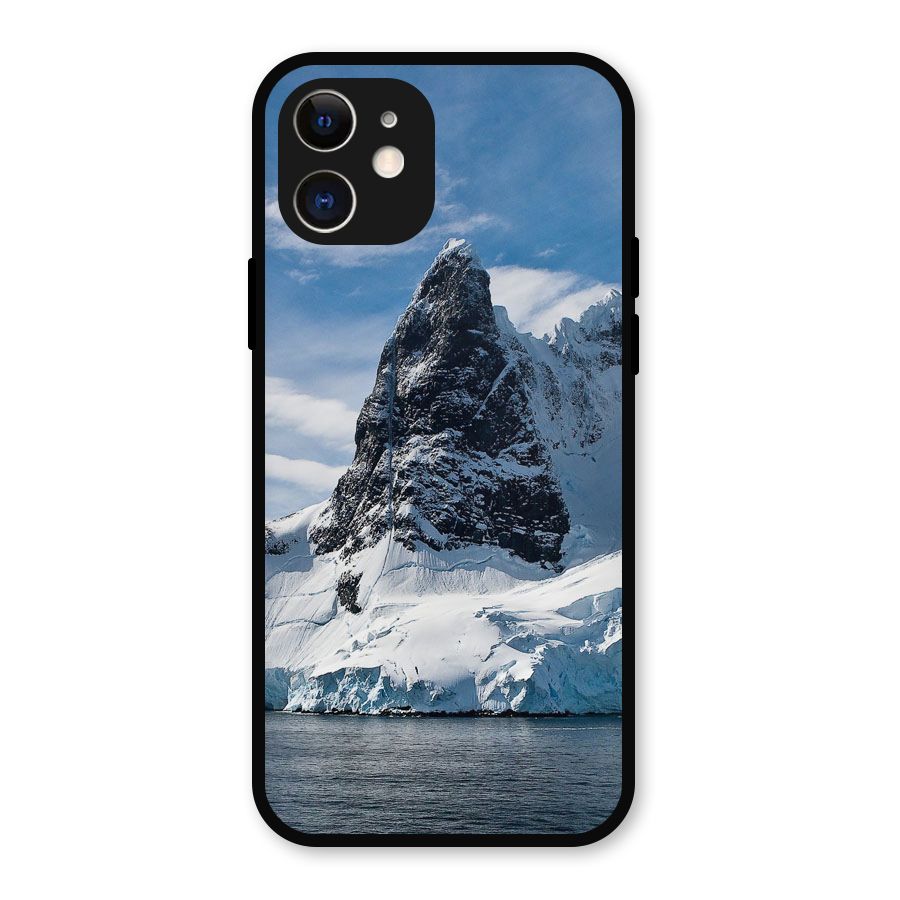 Ice Mountains Metal Back Case for iPhone 12