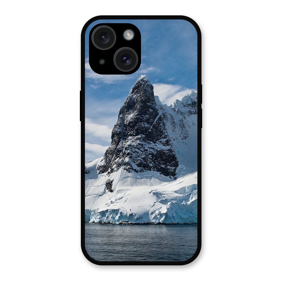 Ice Mountains Metal Back Case for iPhone 15
