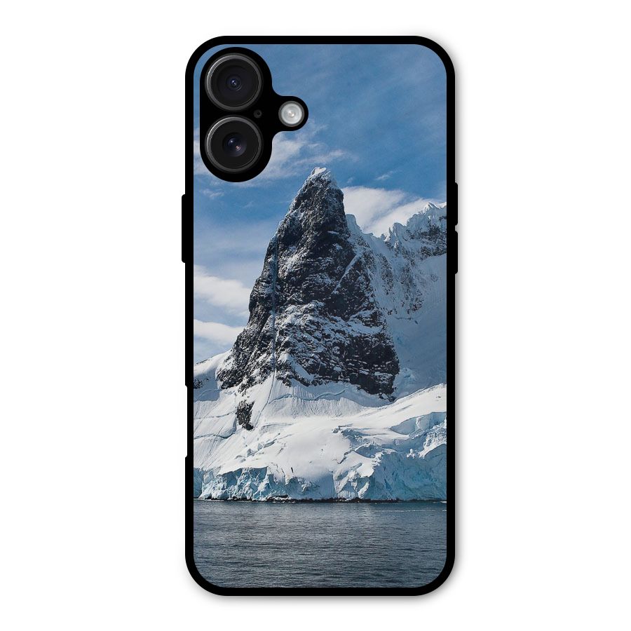 Ice Mountains Metal Back Case for iPhone 16 Plus