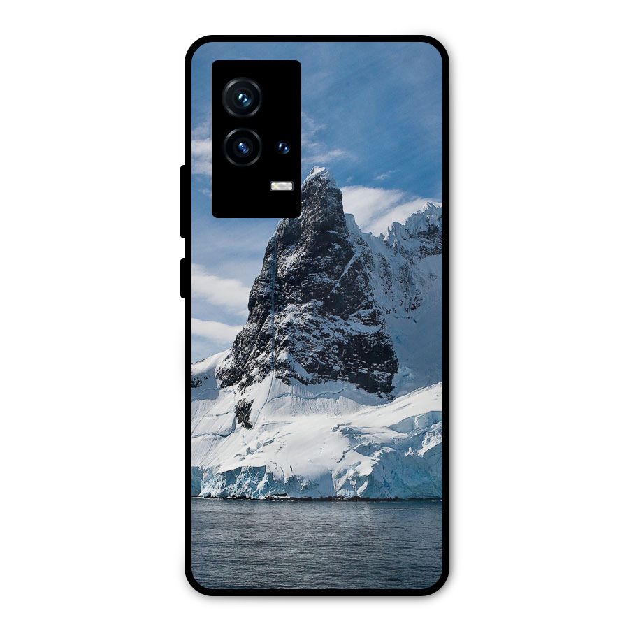 Ice Mountains Metal Back Case for iQOO 9 5G