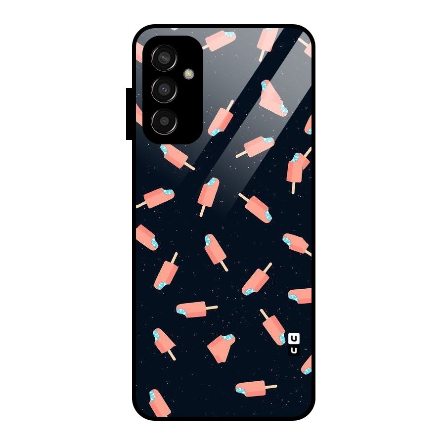 Icy Pattern Glass Back Case for Galaxy F13