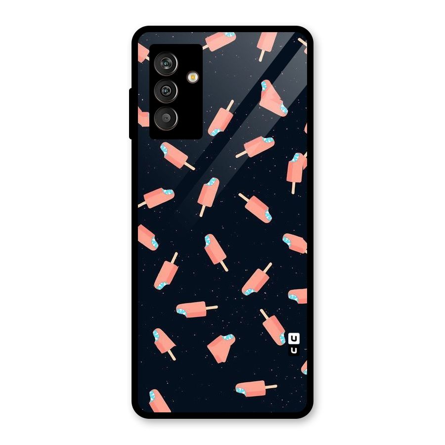 Icy Pattern Glass Back Case for Galaxy M13