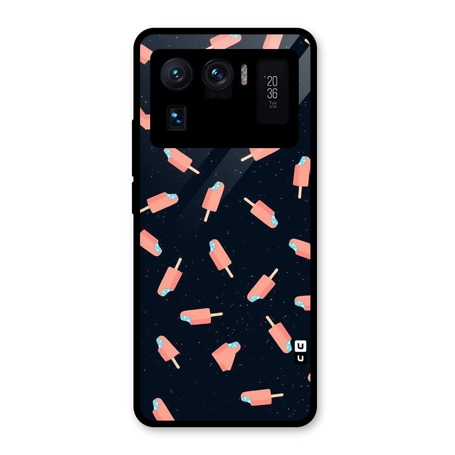 Icy Pattern Glass Back Case for Mi 11 Ultra