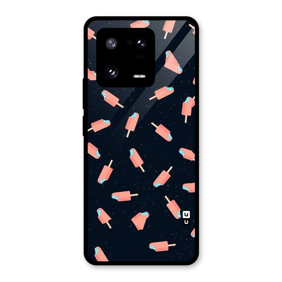 Icy Pattern Glass Back Case for Xiaomi 13 Pro