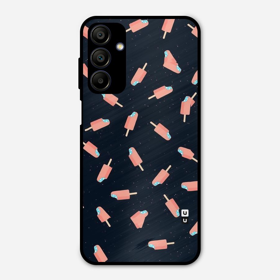 Icy Pattern Metal Back Case for Galaxy A15 5G