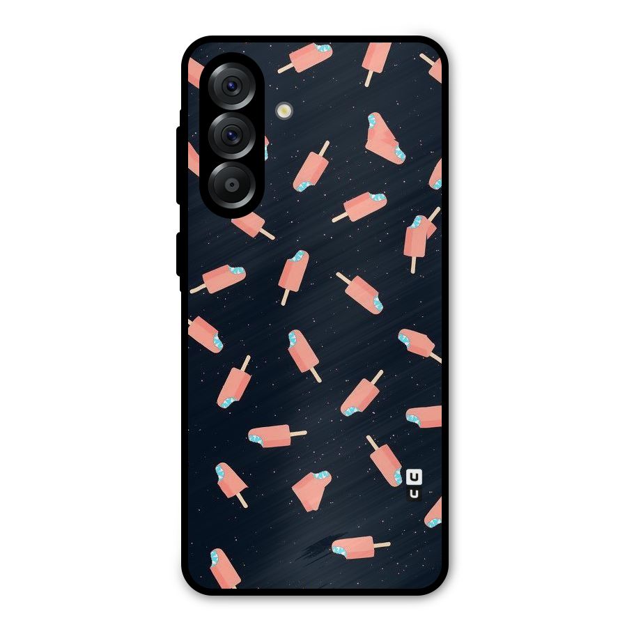Icy Pattern Metal Back Case for Galaxy A36