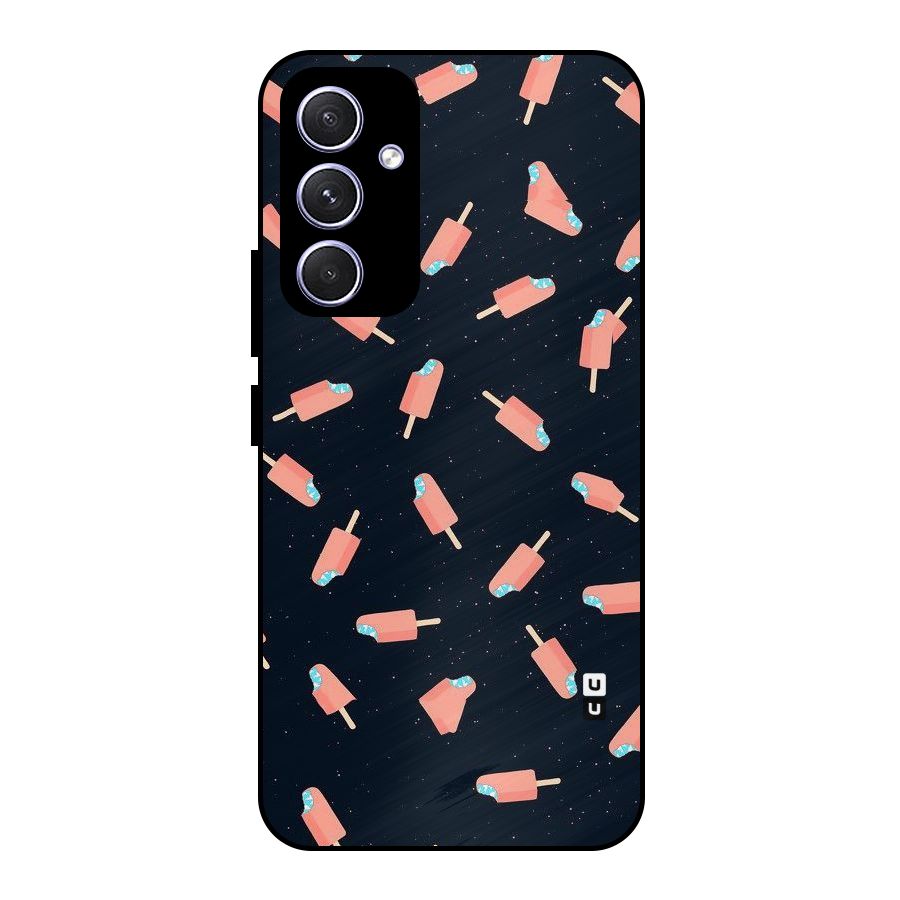 Icy Pattern Metal Back Case for Galaxy A54