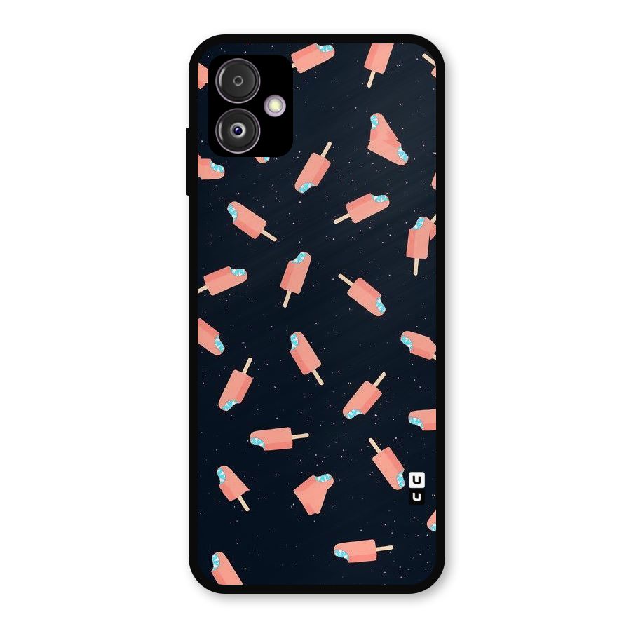 Icy Pattern Metal Back Case for Galaxy F14