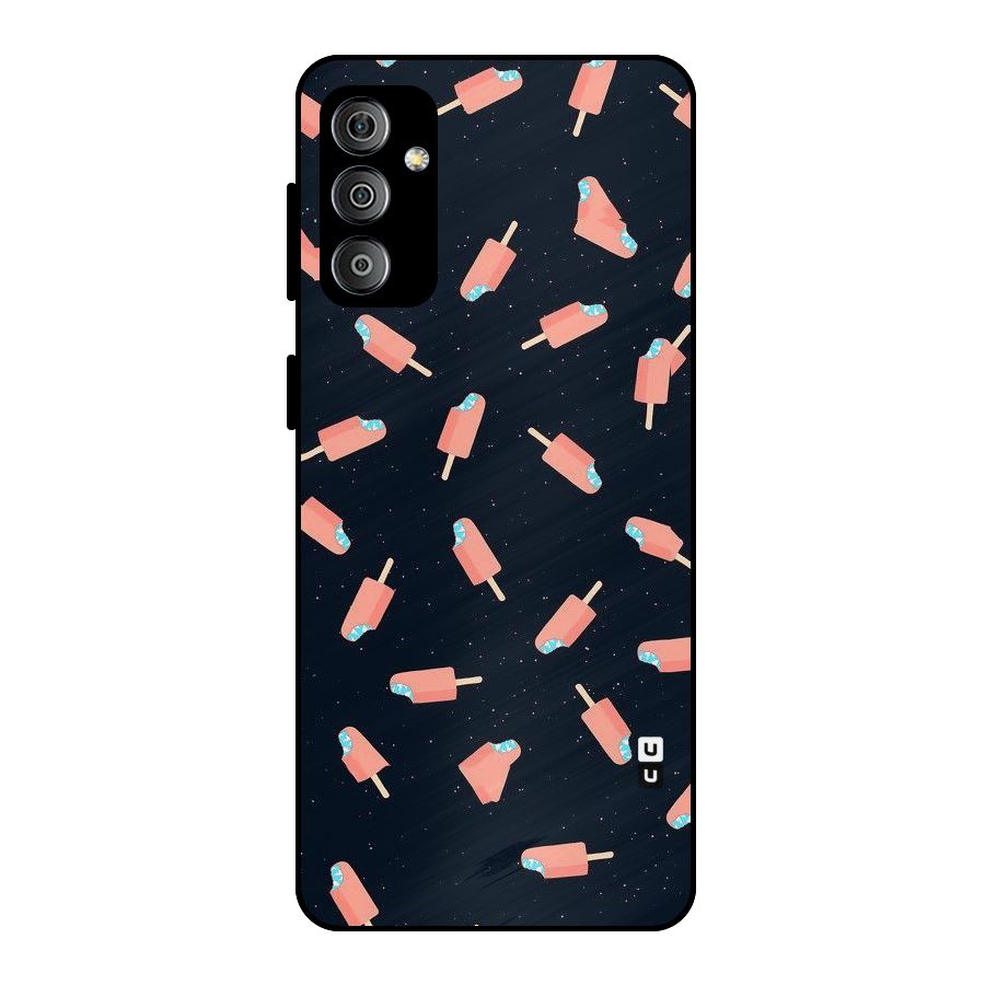 Icy Pattern Metal Back Case for Galaxy F23