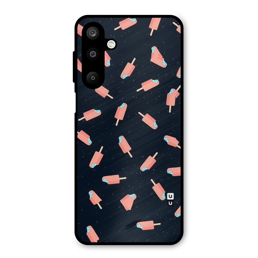 Icy Pattern Metal Back Case for Galaxy M16