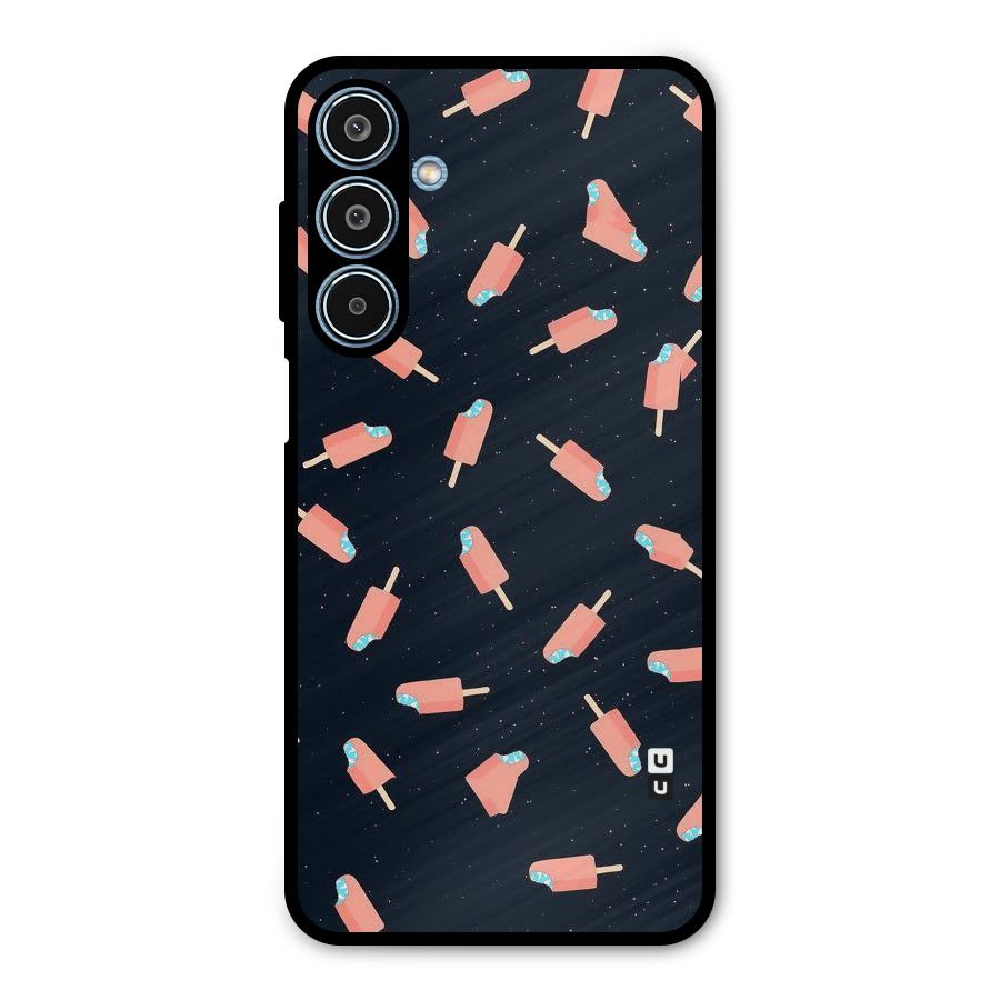 Icy Pattern Metal Back Case for Galaxy M35