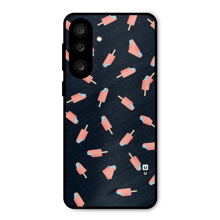 Icy Pattern Metal Back Case for Galaxy M56