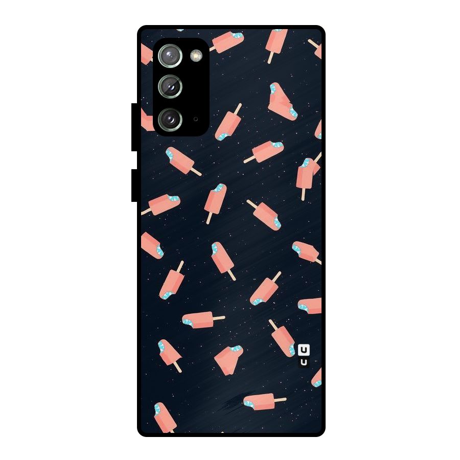 Icy Pattern Metal Back Case for Galaxy Note 20