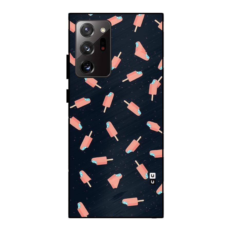 Icy Pattern Metal Back Case for Galaxy Note 20 Ultra
