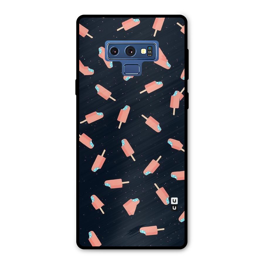 Icy Pattern Metal Back Case for Galaxy Note 9