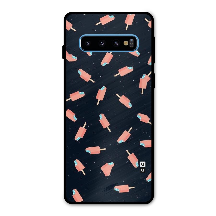 Icy Pattern Metal Back Case for Galaxy S10