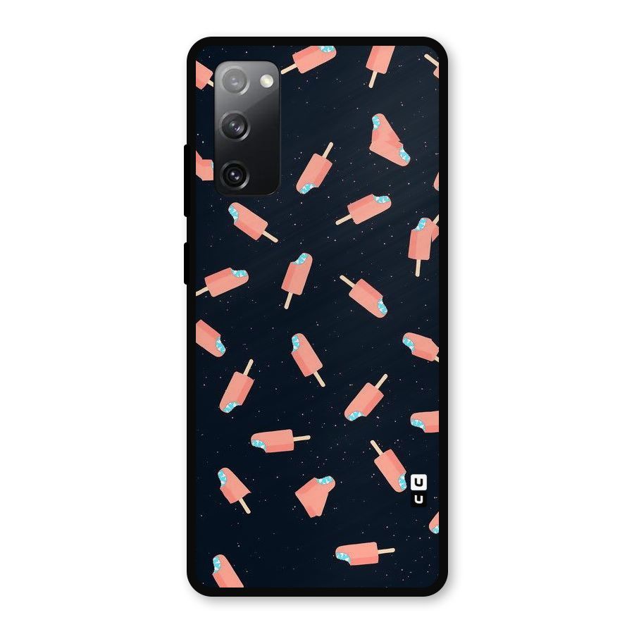 Icy Pattern Metal Back Case for Galaxy S20 FE