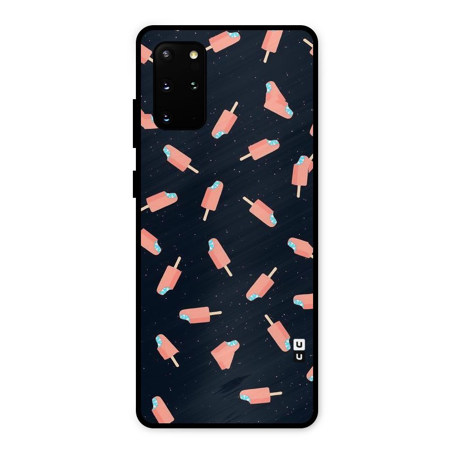 Icy Pattern Metal Back Case for Galaxy S20 Plus