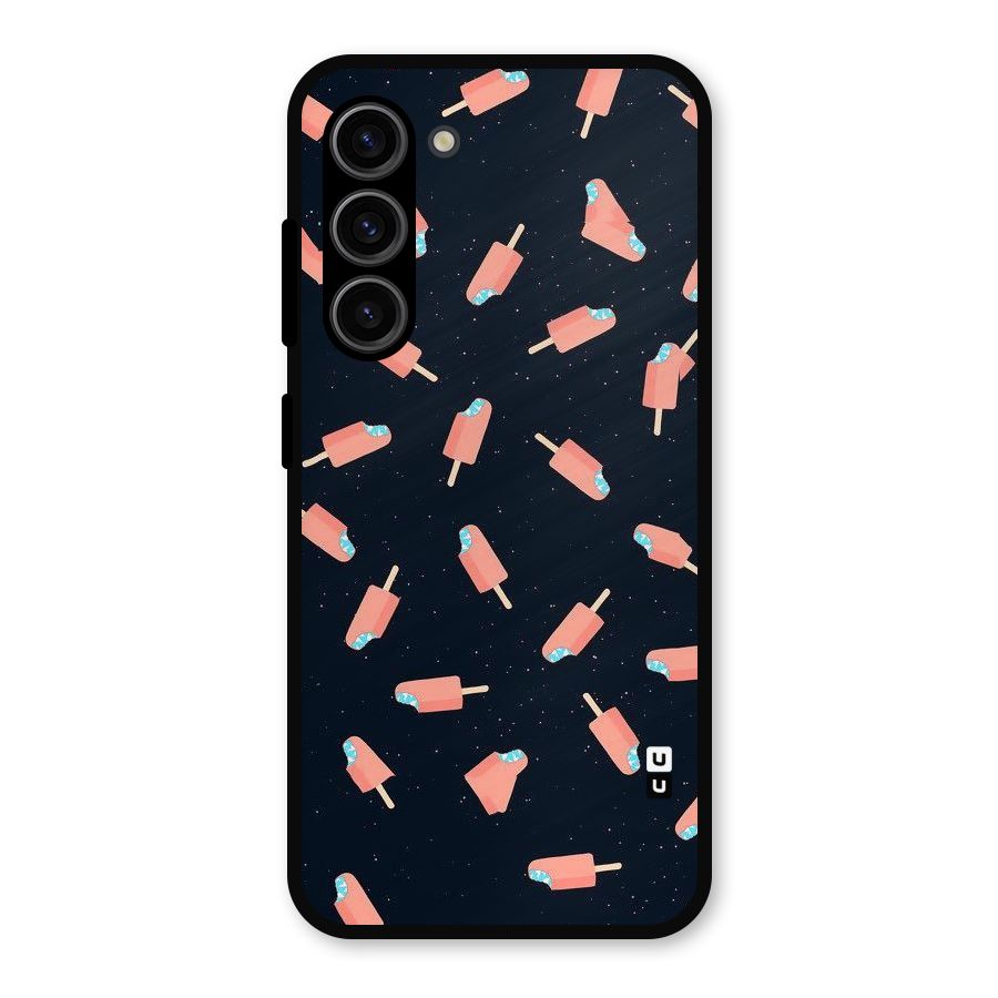 Icy Pattern Metal Back Case for Galaxy S23