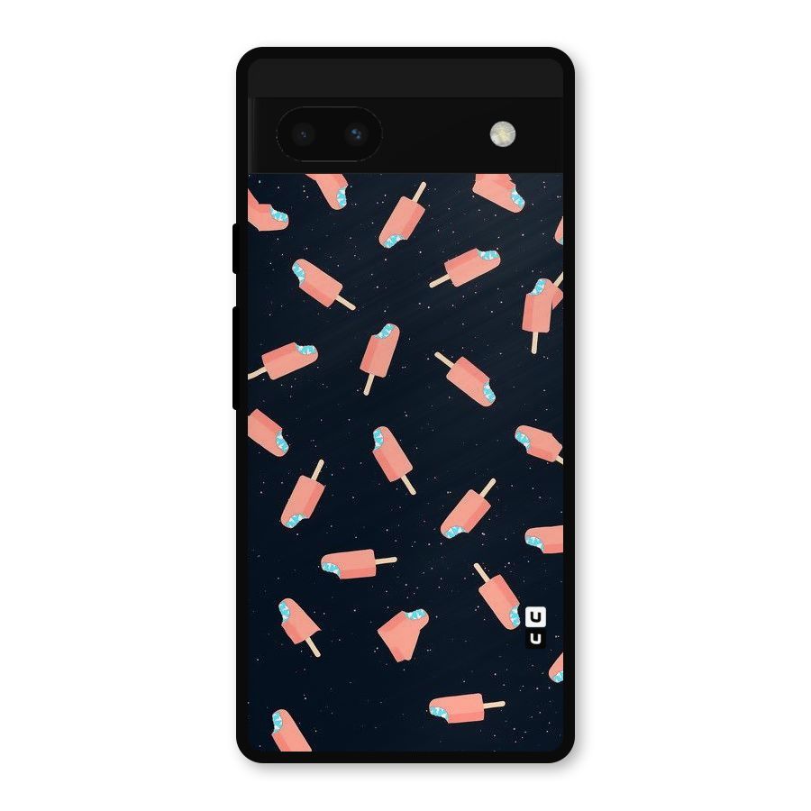 Icy Pattern Metal Back Case for Google Pixel 6a