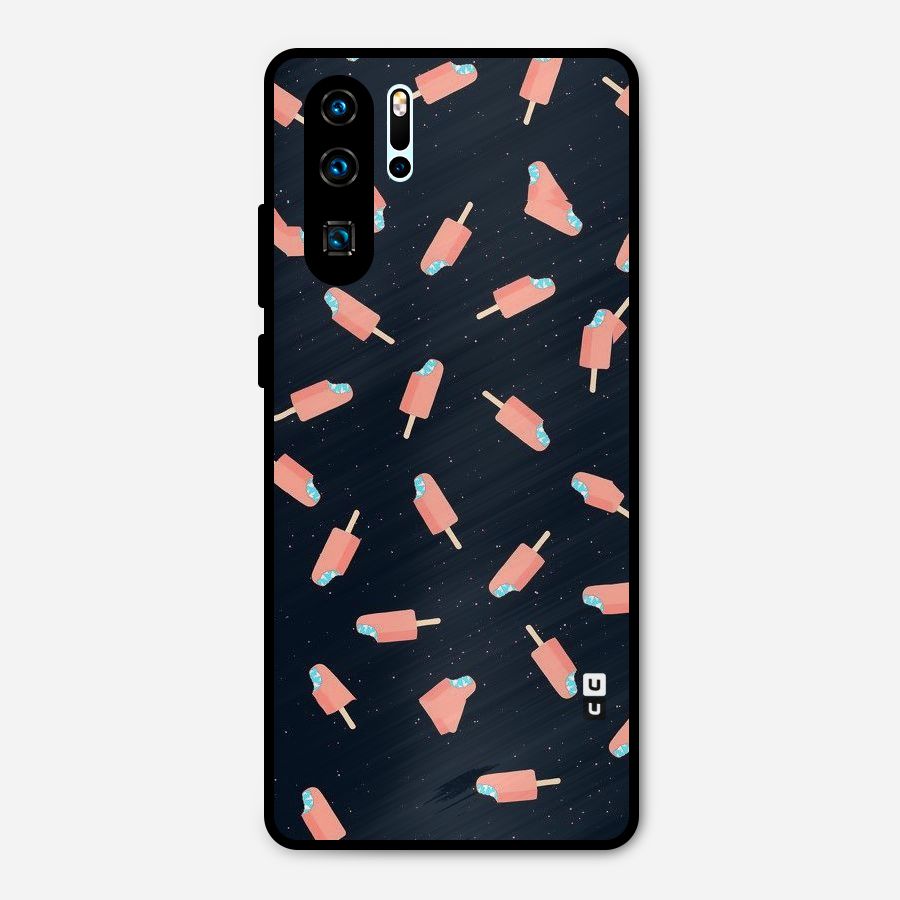 Icy Pattern Metal Back Case for Huawei P30 Pro