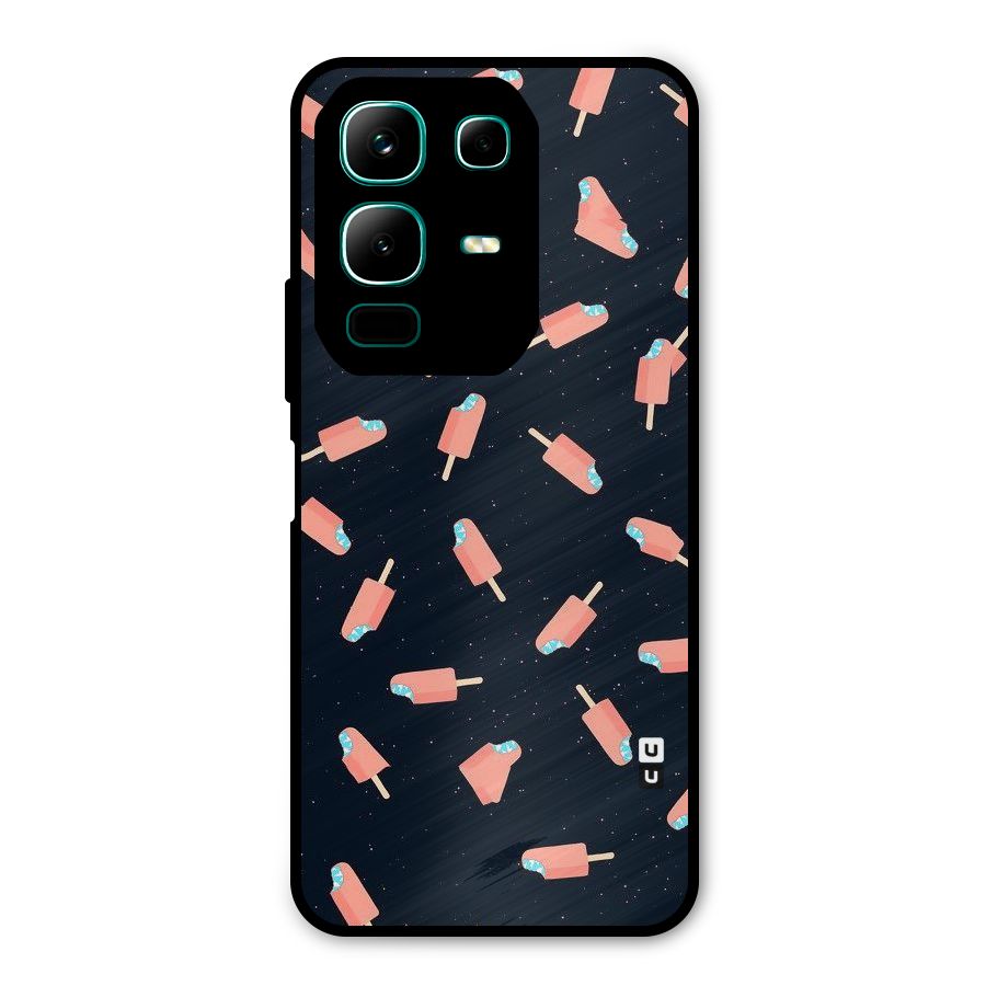 Icy Pattern Metal Back Case for Infinix Note 50x