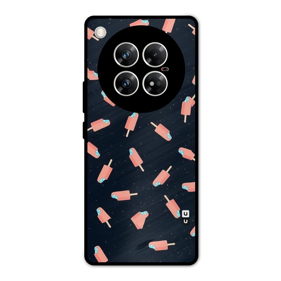 Icy Pattern Metal Back Case for Infinix Zero 40 5G