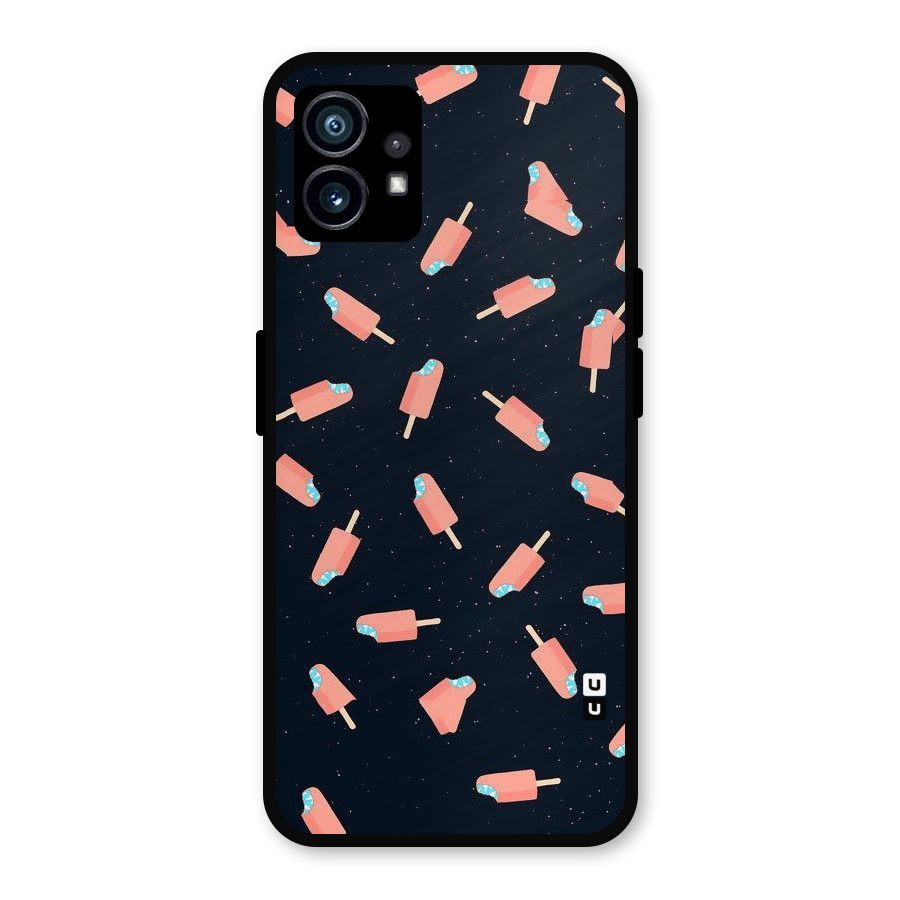 Icy Pattern Metal Back Case for Nothing Phone 1