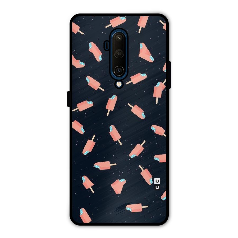 Icy Pattern Metal Back Case for OnePlus 7T Pro