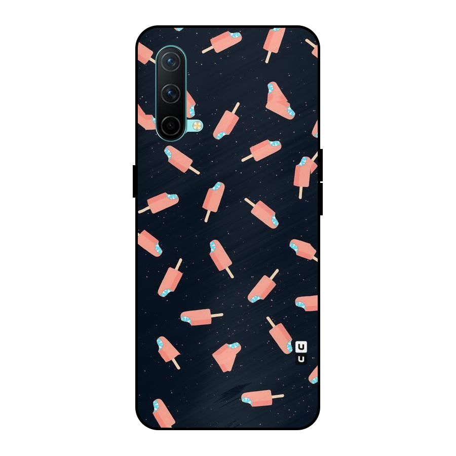 Icy Pattern Metal Back Case for OnePlus Nord CE 5G