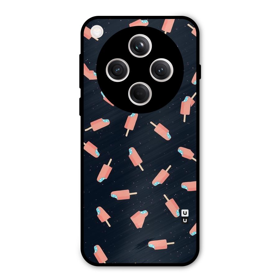 Icy Pattern Metal Back Case for Oppo Find X8