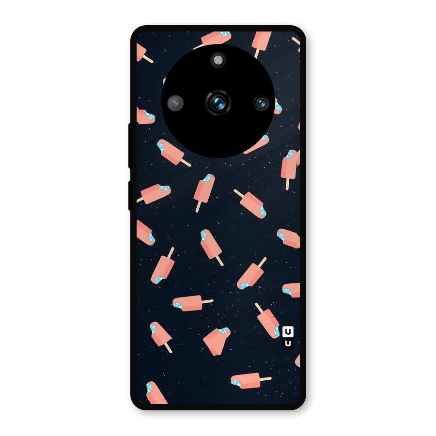 Icy Pattern Metal Back Case for Realme 11 Pro