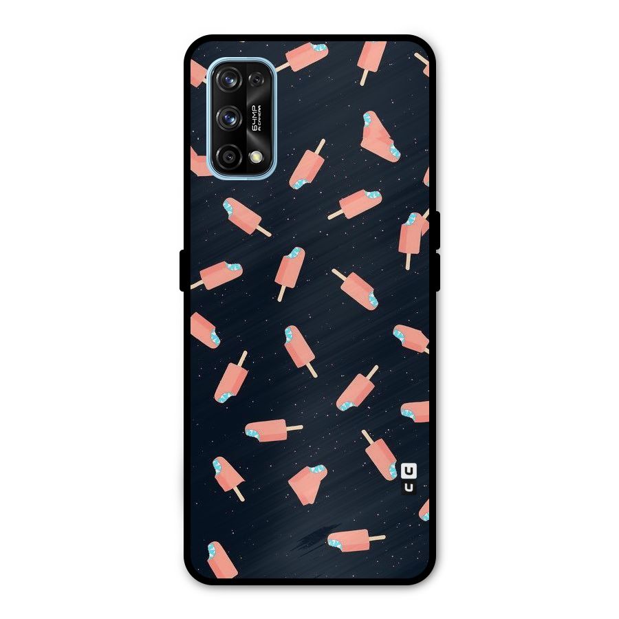 Icy Pattern Metal Back Case for Realme 7 Pro