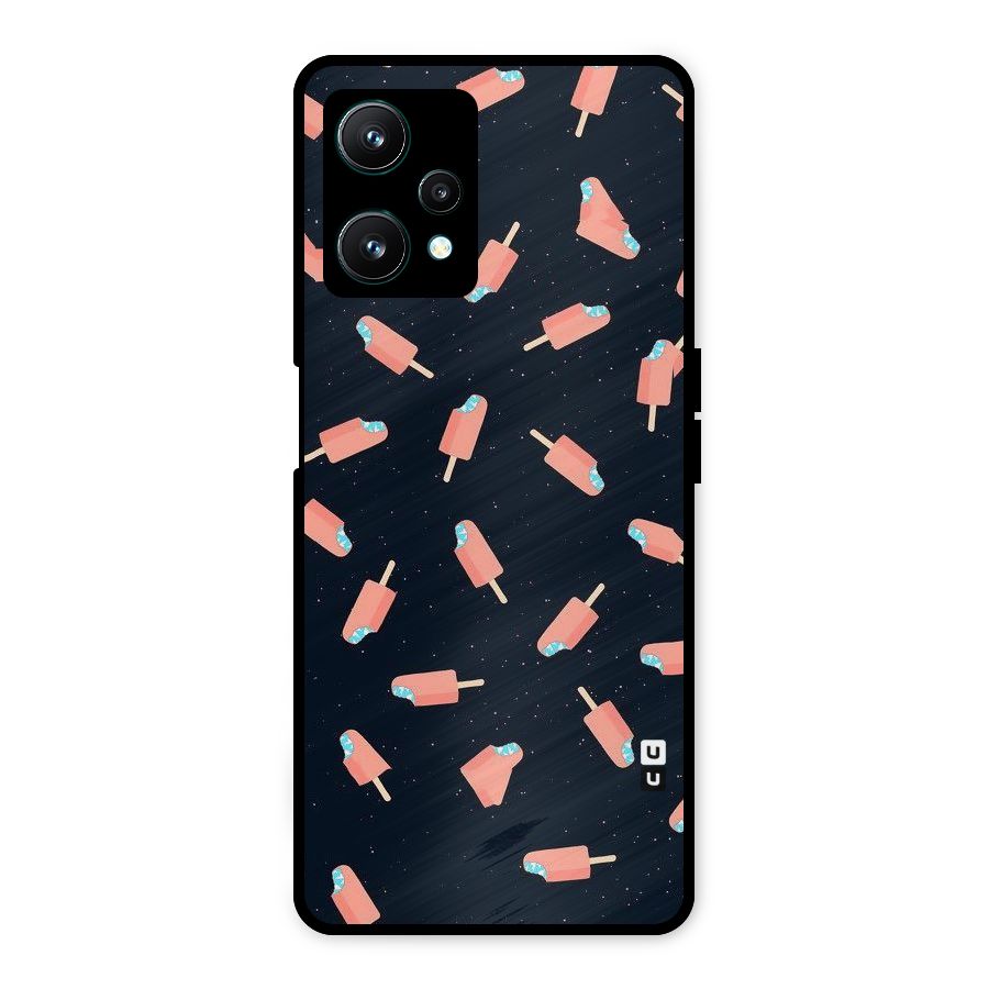 Icy Pattern Metal Back Case for Realme 9 Pro 5G