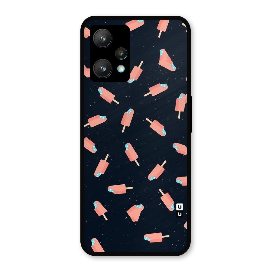Icy Pattern Metal Back Case for Realme 9 Pro Plus 5G