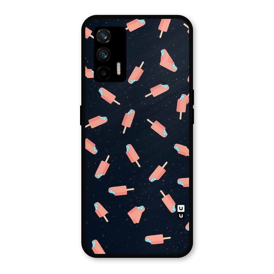 Icy Pattern Metal Back Case for Realme GT 5G