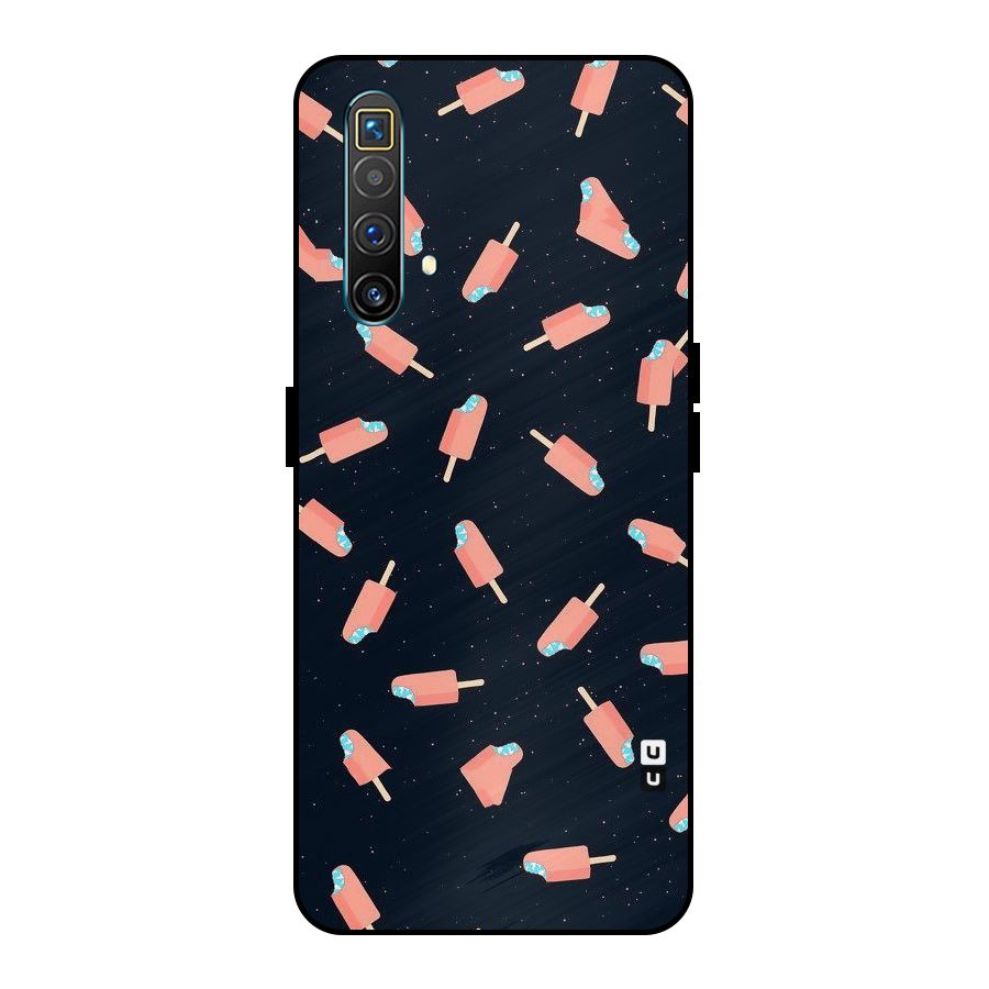 Icy Pattern Metal Back Case for Realme X3