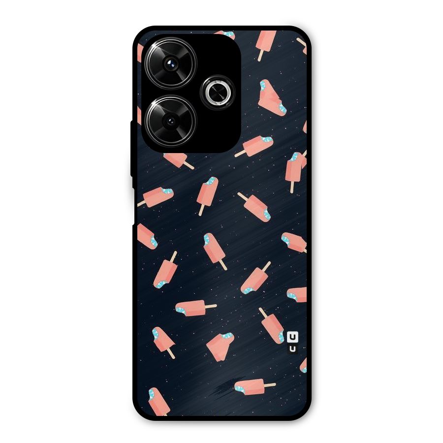 Icy Pattern Metal Back Case for Redmi 13 5G