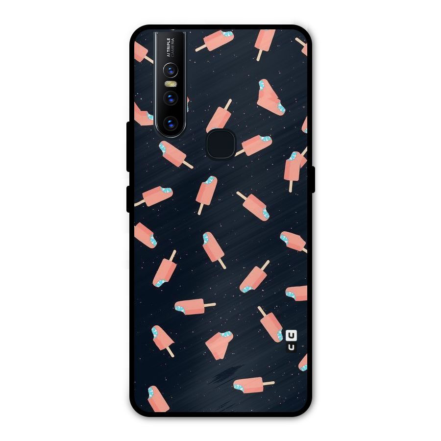 Icy Pattern Metal Back Case for Vivo V15