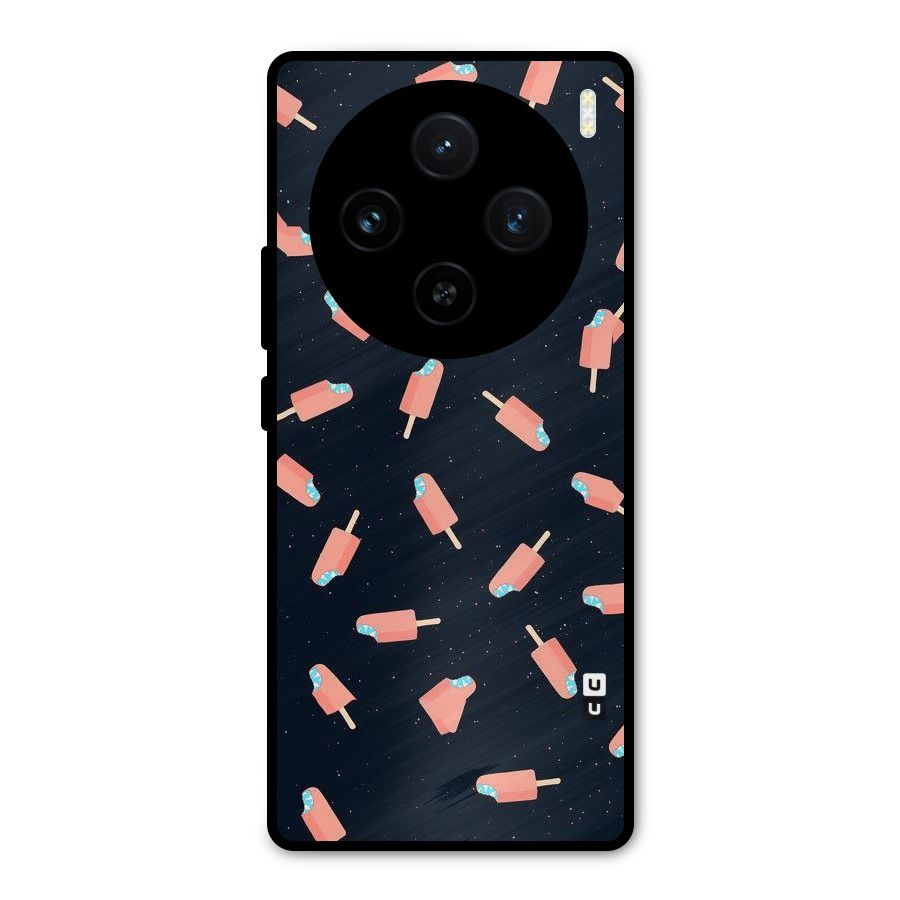 Icy Pattern Metal Back Case for Vivo X100