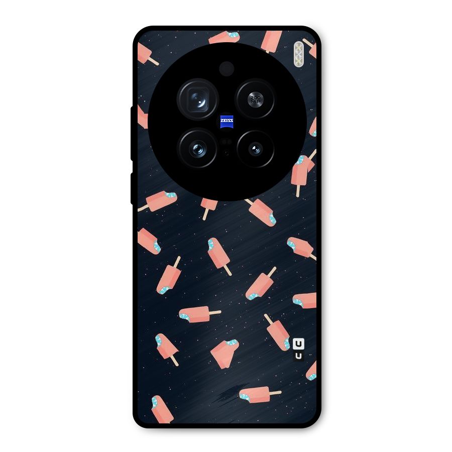 Icy Pattern Metal Back Case for Vivo X200 Pro