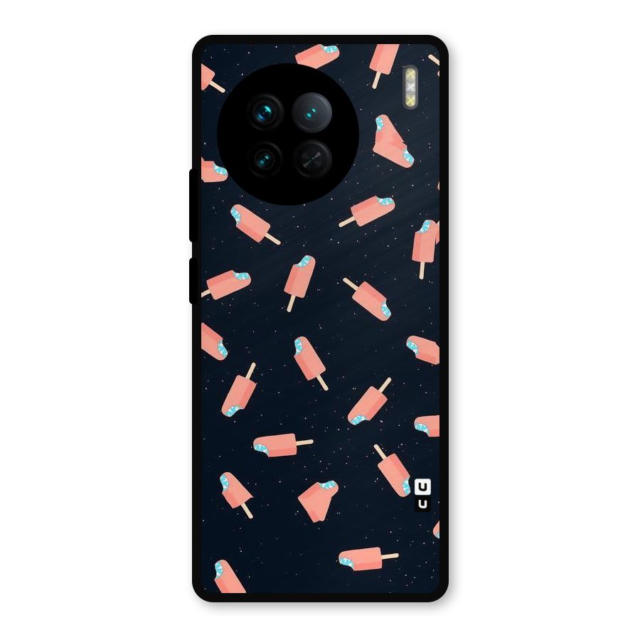 Icy Pattern Metal Back Case for Vivo X90