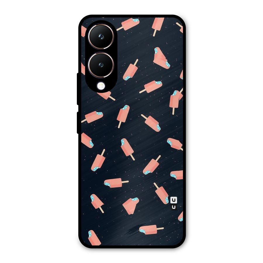 Icy Pattern Metal Back Case for Vivo Y28