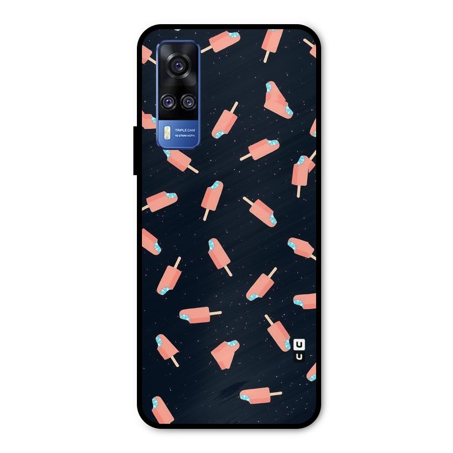 Icy Pattern Metal Back Case for Vivo Y31