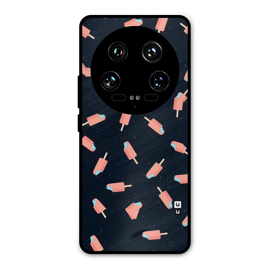 Icy Pattern Metal Back Case for Xiaomi 14 Ultra