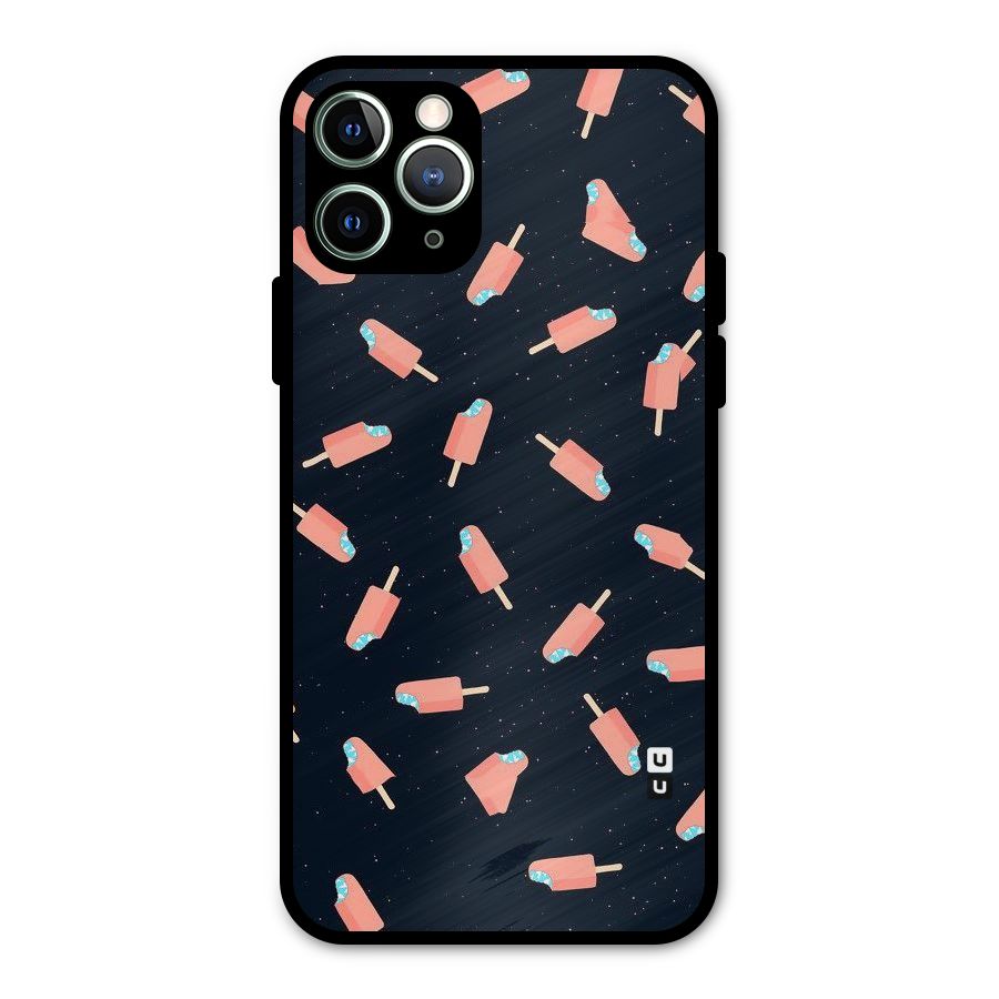 Icy Pattern Metal Back Case for iPhone 11 Pro Max