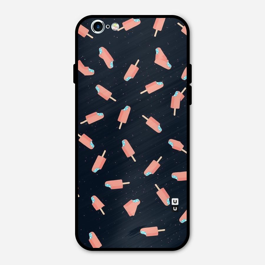 Icy Pattern Metal Back Case for iPhone 6 6s